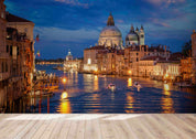 3D  Water City Venice Night View Wall Mural Wallpaper SWW5078- Jess Art Decoration