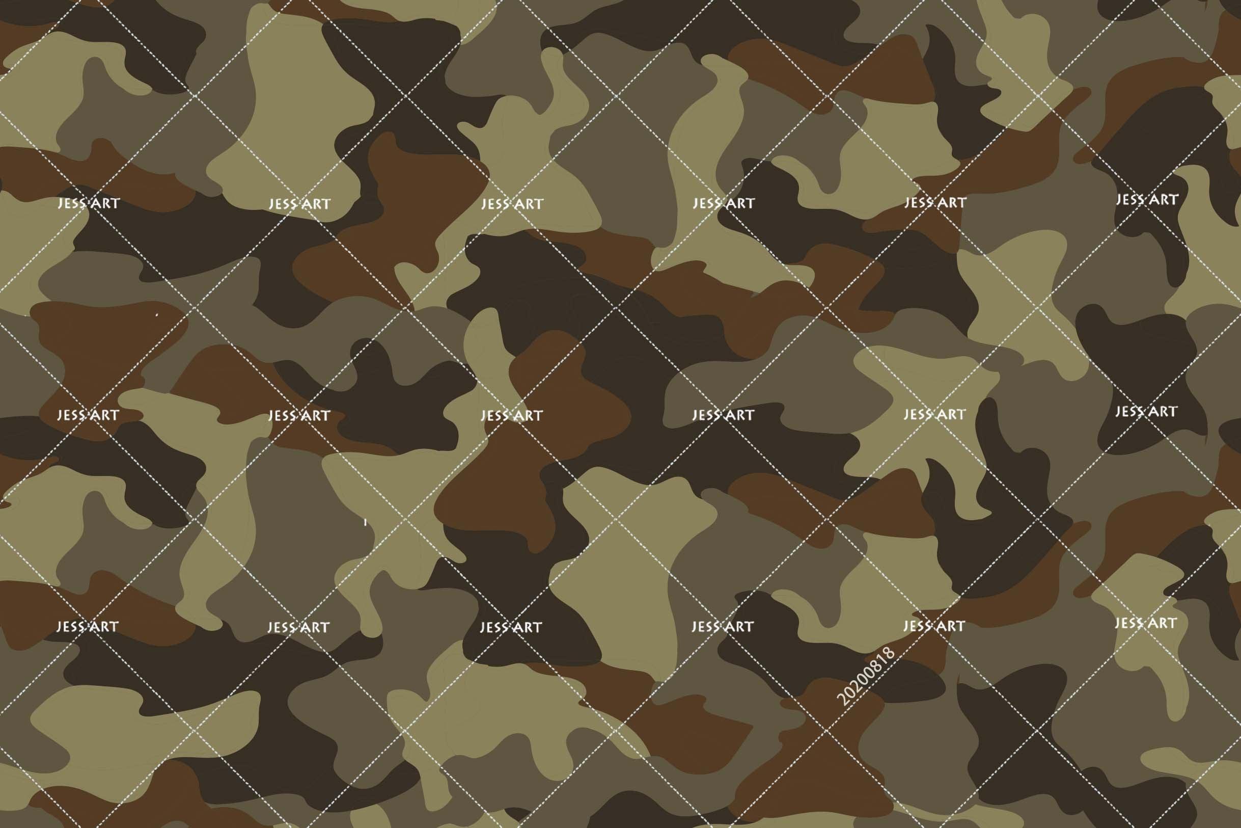 3D Vintage Camouflage Pattern Wall Mural Wallpaper LXL 1148- Jess Art Decoration