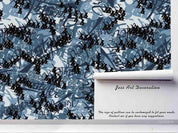 3D Abstract Vintage Blue Pattern Wall Mural Wallpaper LXL 1150- Jess Art Decoration