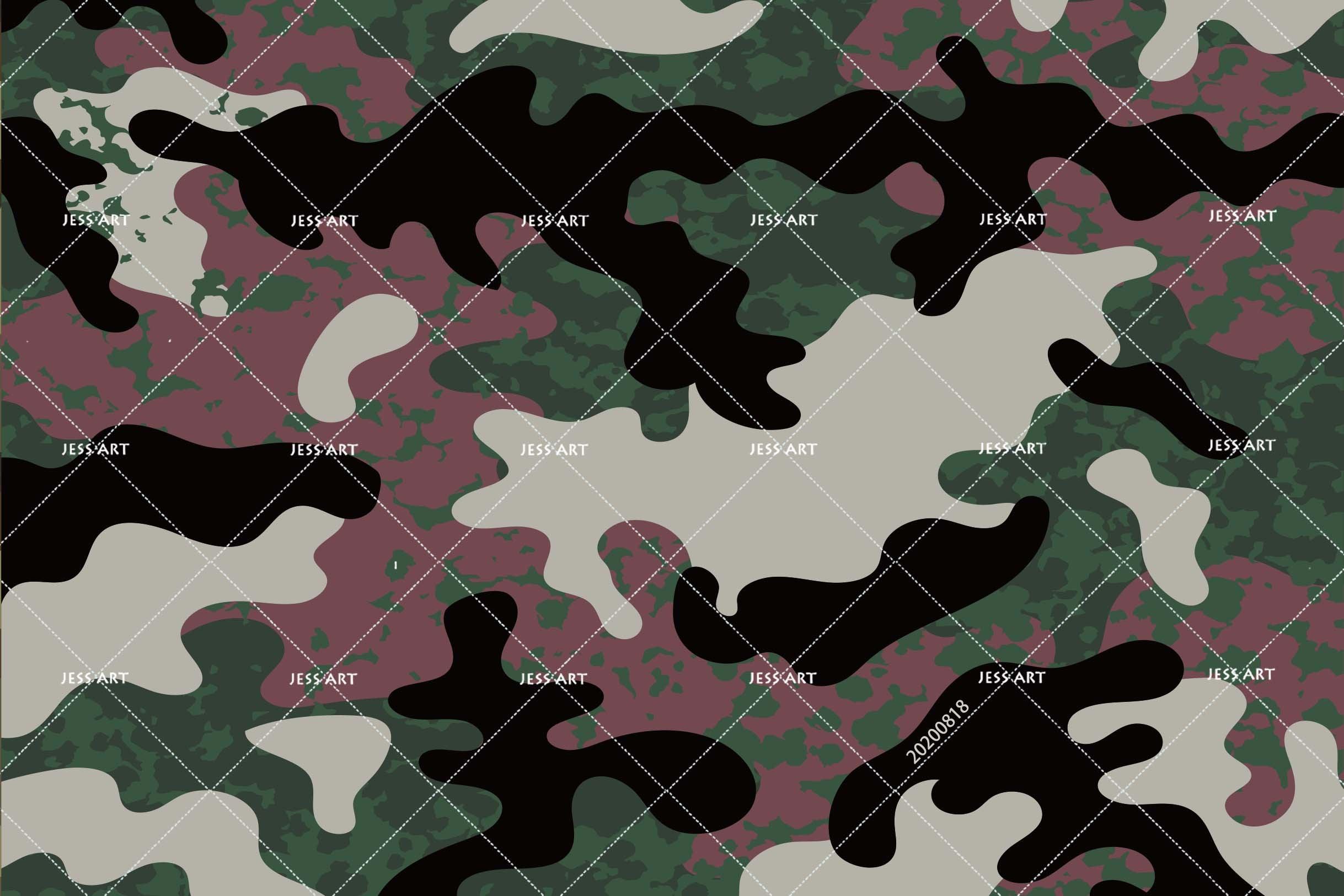 3D Vintage Camouflage Pattern Wall Mural Wallpaper LXL 1153- Jess Art Decoration