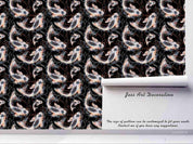 3D Vintage Carp Pattern Wall Mural Wallpaper LXL 1158- Jess Art Decoration