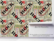 3D Vintage Letter Pattern Wall Mural Wallpaper LXL 1136- Jess Art Decoration