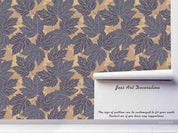 3D Vintage Maple Leaf Pattern Wall Mural Wallpaper LXL 1162- Jess Art Decoration