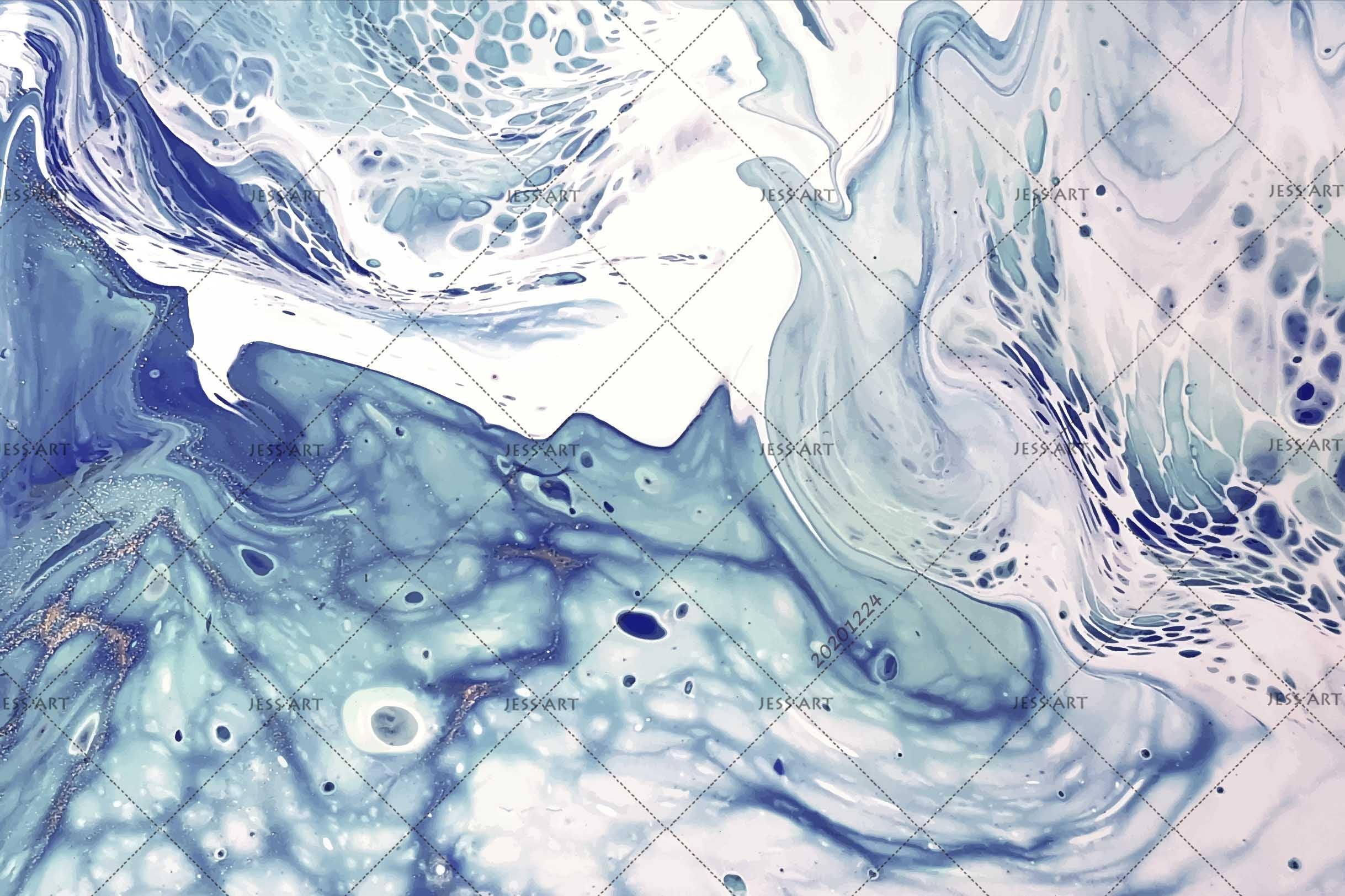 3D Watercolor Marble Pattern Wall Mural Wallpaper LQH 205- Jess Art Decoration