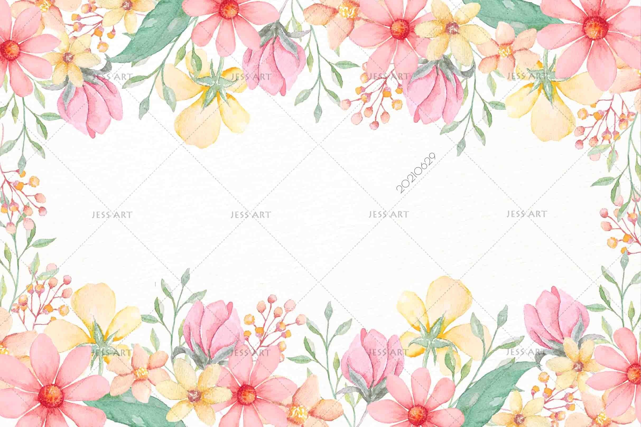 3D Watercolor Color Floral Leaf Wall Mural Wallpaper LQH 87- Jess Art Decoration