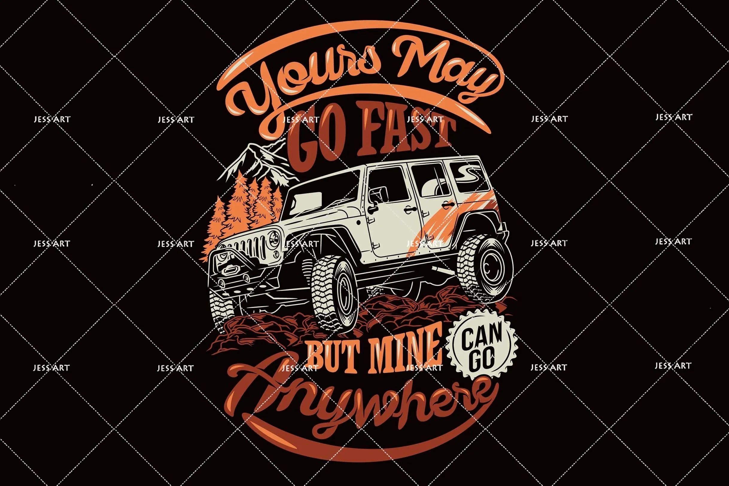 3D Adventure Car Off-Road Vehicle Wall Mural Wallpaper SF127- Jess Art Decoration